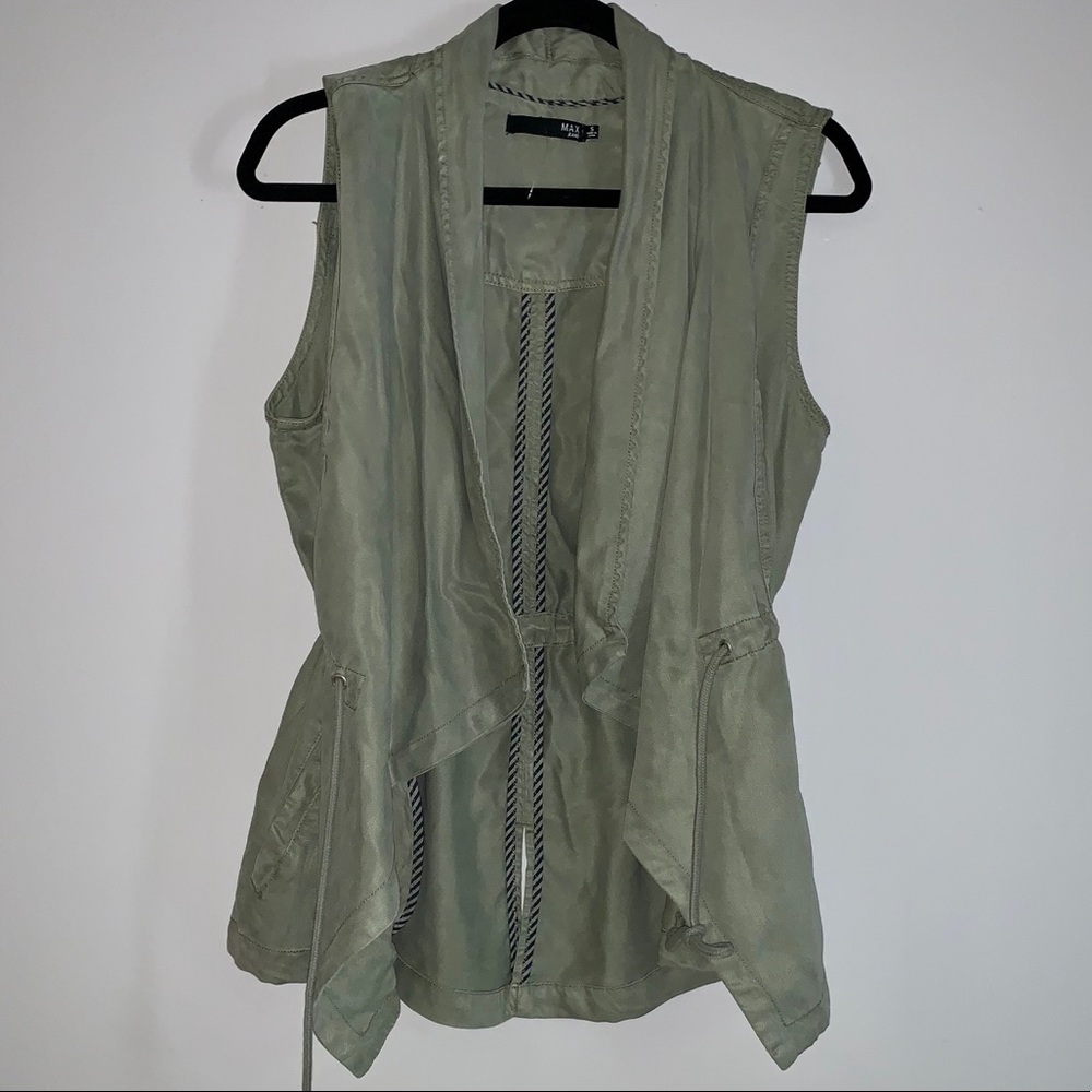Max Jeans Army Green Vest